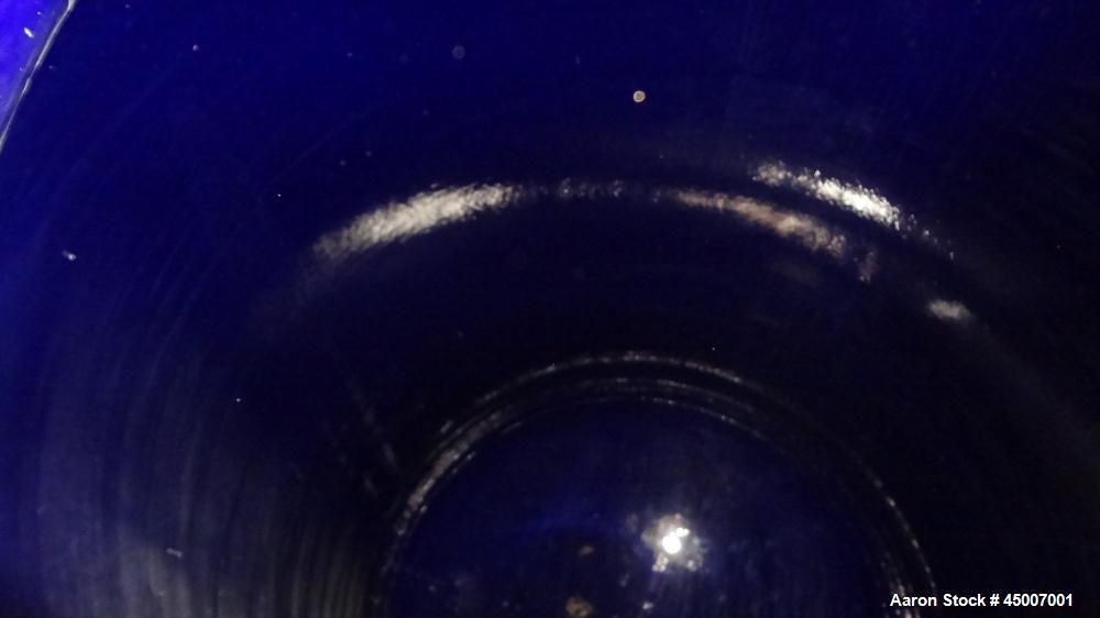Used DeDietrich 1000 Gallon Glass Lined Reactor Body with 30" great cover and 14" x 18" oval manway with cover. Model SA-1000. Type 3008 blue glass. Approximately 60" diameter x 72" straight side. Di...