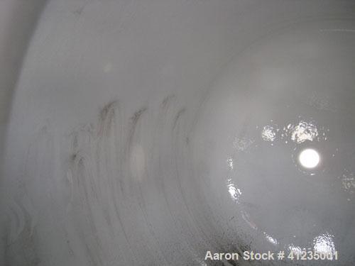 Used De Dietrich Closed Top Glass Lined Reactor Body, 750 gallon, 3009 white glass with calibration lines. Approximately 61'' diameter x 60'' straight side, dished top and bottom. Internal rated 150/...