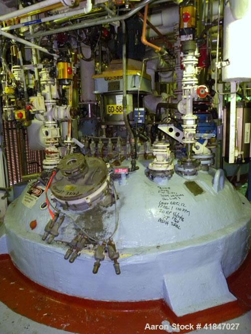 Used Dedietrich Glass Lined Reactor, 4000 Gallon, Model SA, 3009 White Glass With Calibration Lines, Vertical. Approximately 96" diameter x 108" straight side, dished top and bottom. Internal rated 1...