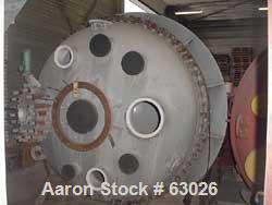Unused- Dedietrich Glass Lined Reactor, Type STA6000. Working capacity 1600 gallon (6000 liter), 6'5" diameter x 7'2" high (2000 mm dia x 2200 mm high). Jacketed, rated for 90 psi at 392 deg F (6 bar...