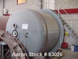 Unused- Dedietrich Glass Lined Reactor, Type STA6000. Working capacity 1600 gallon (6000 liter), 6'5" diameter x 7'2" high (2000 mm dia x 2200 mm high). Jacketed, rated for 90 psi at 392 deg F (6 bar...