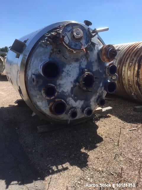 Used- De Dietrich Glass Lined Reactor, Approximately 2,000 Gallon.