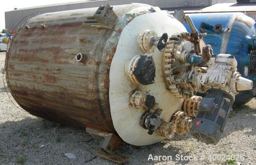 Used 2000 Gallon De Dietrich Glass Lined Reactor 