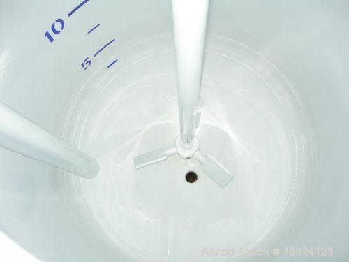 Used Dedietrich Glass Lined Reactor, 2000 gallon, 3009 white glass with calibration lines. Approximately 76" diameter x 84" straight side, dished top and bottom. Internal rated 100/FV at 500 deg F, j...