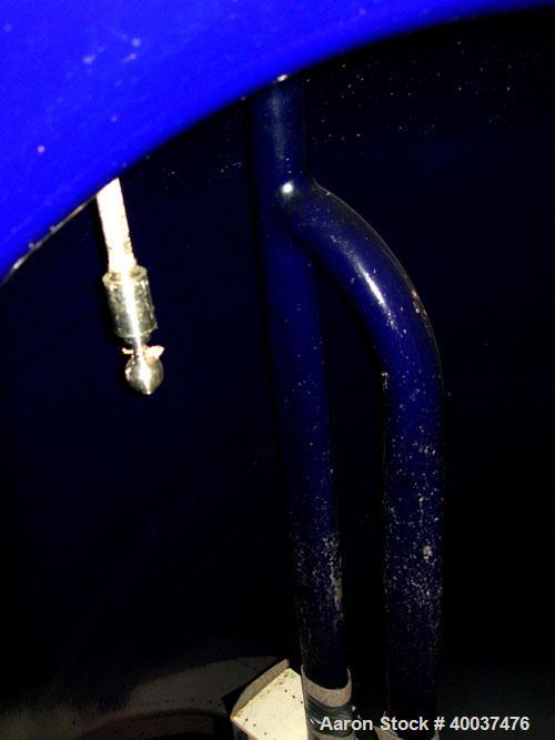 Used DeDietrich Glass Lined Reactor, 3000 gallon, 3008 blue glass. Approximately 8' diameter x 7' straight side, dish top and bottom. Internal rated 100/fv psi at 500 deg F, jacket rated 90 psi at 50...