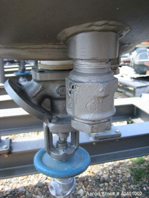 Unused- De Dietrich clamp top glass lined reactor, 50 gallon, 3009 glass, vertical. Internal rated 150 psi/fv at 500 deg F, jacket rated 125 psi at 500 deg F, or 110 psi with internal vacuum.  1.5 hp...