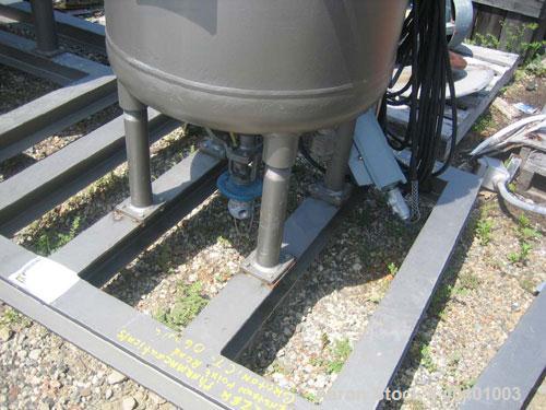 Unused- De Dietrich clamp top glass lined reactor, 50 gallon, 3009 glass, vertical. Internal rated 150 psi/fv at 500 deg F, jacket rated 125 psi at 500 deg F, or 110 psi with internal vacuum. 1.5 hp,...