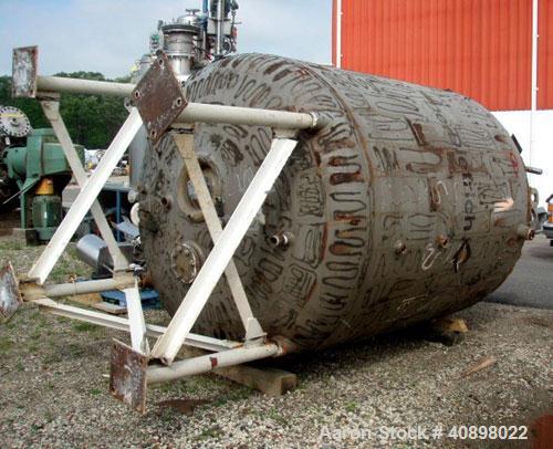 Used 2000 Gallon De Dietrich Glass Lined Reactor