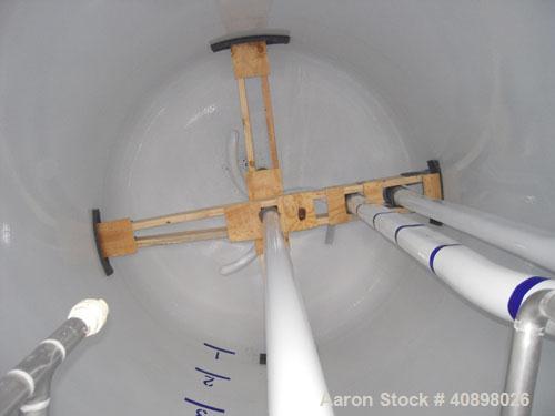 Used Dedietrich Glass Lined Reactor, 2000 Gallon. 3009 white glass with calibration lines. Internal rated 100 psi/fv at 500 deg F, jacket rated 90 psi at 500 deg F. Dedietrich/Lightnin drive model 62...