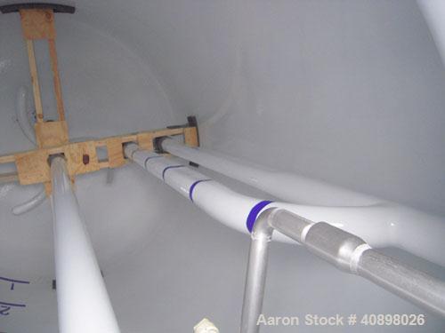 Used Dedietrich Glass Lined Reactor, 2000 Gallon. 3009 white glass with calibration lines. Internal rated 100 psi/fv at 500 deg F, jacket rated 90 psi at 500 deg F. Dedietrich/Lightnin drive model 62...