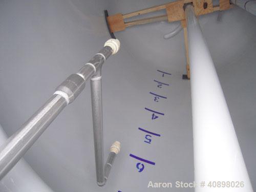 Used Dedietrich Glass Lined Reactor, 2000 Gallon. 3009 white glass with calibration lines. Internal rated 100 psi/fv at 500 deg F, jacket rated 90 psi at 500 deg F. Dedietrich/Lightnin drive model 62...