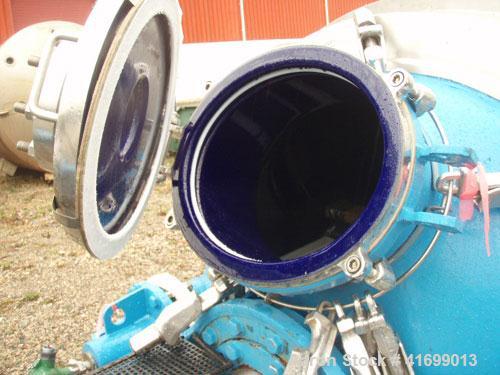 Used Dedietrich Glass Lined Reactor, 300 gallon, 9119 glass, vertical. Internal rated 125 psi/FV at 450 deg F, jacket rated 100 psi at 150 deg F. Dedietrich drive, model 2F88-K5TC, mechanical seal. G...