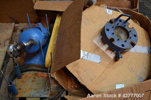 Used De Dietrich Clamp Top Glass Lined Reactor, 30 Gallon, 9115 Blue Glass. Vertical. Approximately 19-1/2 diameter x 24 straight side, dished bolt on top, dish bottom. Internal rated 150/FV psi at 5...