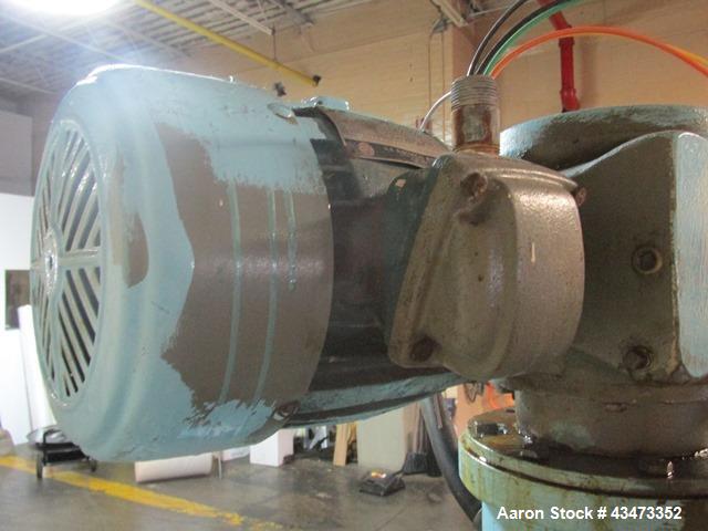 Used De Dietrich Glass Lined Reactor, 50 Gallon, 3008 Glass. Internal rated 300 psi & Full Vacuum at 400 degrees F. Jacket rated 150 psi at 400 degrees F. 2hp Lenz agitator drive with mechanical seal...