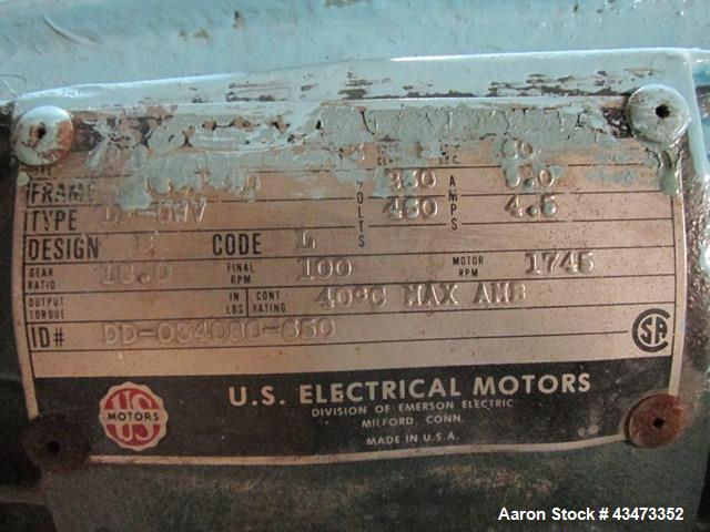 Used De Dietrich Glass Lined Reactor, 50 Gallon, 3008 Glass. Internal rated 300 psi & Full Vacuum at 400 degrees F. Jacket rated 150 psi at 400 degrees F. 2hp Lenz agitator drive with mechanical seal...