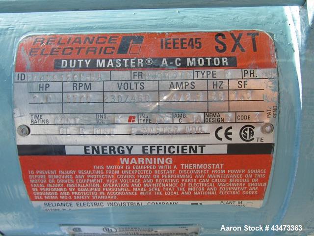 Used De Dietrich Glass Lined Reactor, 50 Gallon, 3009 Glass. Internal rated 150 psi & Full Vacuum at 400 degrees F. Jacket rated 125 psi at 400 degrees F. 2hp Lenz agitator drive with mechanical seal...