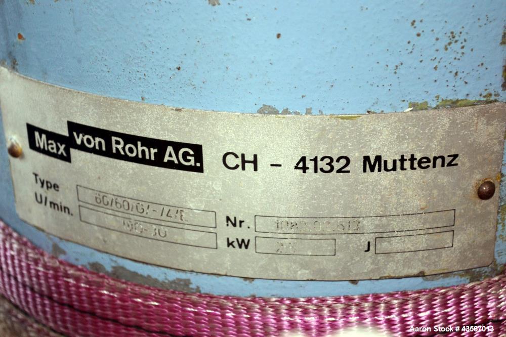 Used De Dietrich Glass Lined Reactor, 700 Liter (184.97 Gallon), 3008 Blue Glass, Vertical. Approximately 38" diameter x 32" straight side. Dished clamp on top, dished bottom. Internal rated -1/6 bar...