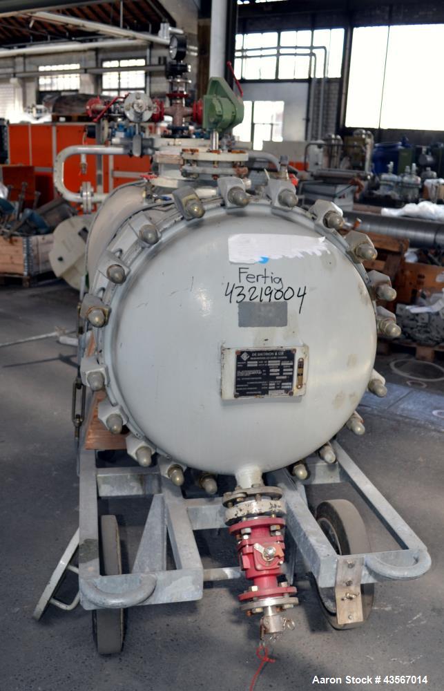 Used- De Dietrich Glass Lined Reactor, 670 Liter (177 Gallon)