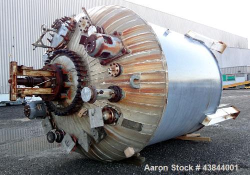 Used 6000 Gallon Dedietrich Reactor, 1986, used for a short time.  Plug free, no signs of damage in nozzles (most covered up), spark tested OK on November 28, 2011.  Internal 50/FV @ 450 deg F, jacke...