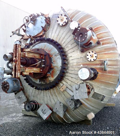 Used 6000 Gallon Dedietrich Reactor, 1986, used for a short time.  Plug free, no signs of damage in nozzles (most covered up), spark tested OK on November 28, 2011.  Internal 50/FV @ 450 deg F, jacke...