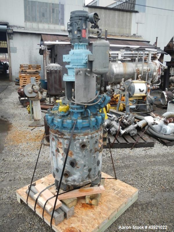 Used- 30 Gallon Dedietrich Glass Lined Reactor