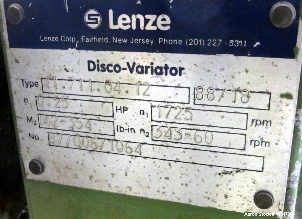Used 10 Gallon De Dietrich Clamp Top Glass Lined Reactor