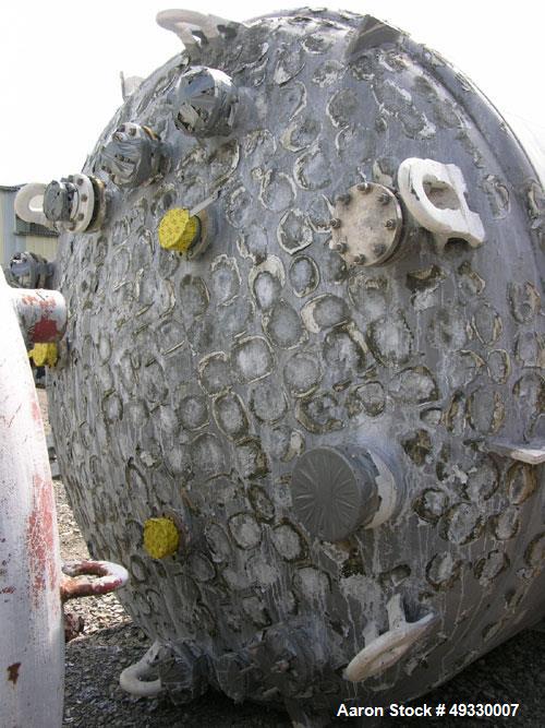 Used Dedietrich Glass Lined Reactor, 5000 Gallon