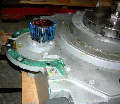 Used De Dietrich Glass Lined Reactor, 500 Gallon, 3008 Glass, Vertical. Approximately 62" diameter x 54" straight side, bolt-on dished top, dish bottom. Internal rated 35 PSI/FV at 335 Degrees F, car...