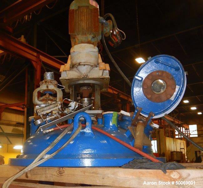 Used De Dietrich FTJ Bolt Top Glass Lined Reactor, 300 Gallon