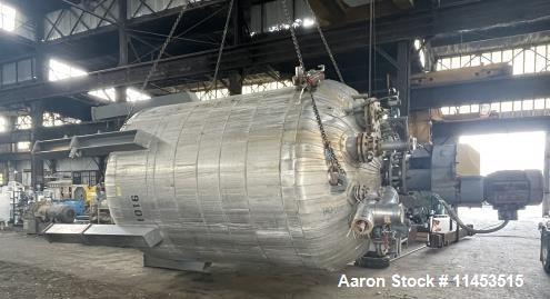 Used 6,000 Gallon Dedietrich Glass Lined Reactor