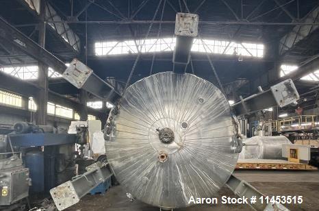 Used 6,000 Gallon Dedietrich Glass Lined Reactor