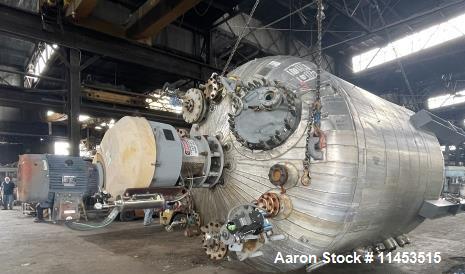 Used 6,000 Gallon Dedietrich Glass Lined Reactor