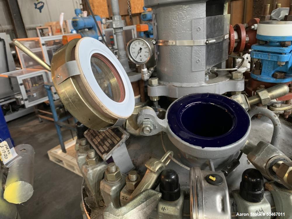 Used Dedietrich Glass Lined Reactor, 50 Gallon.