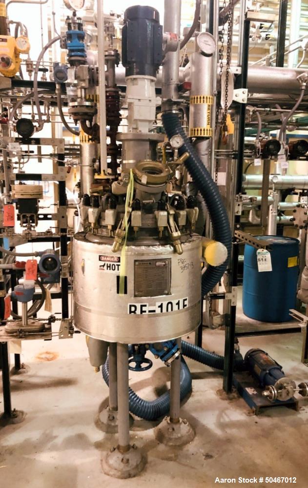 Used 20 Gallon Dedietrich glass lined reactor