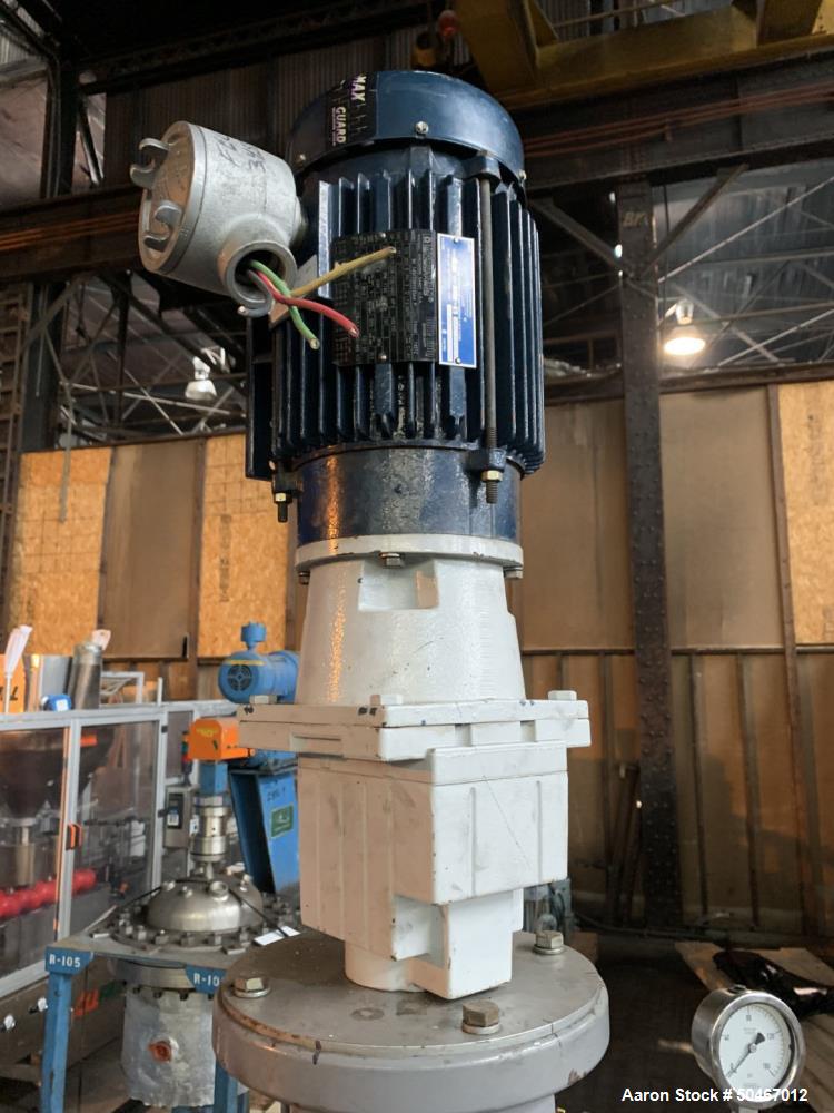 Used 20 Gallon Dedietrich glass lined reactor