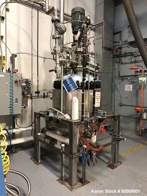 Used Pfaudler Glass-Lined Reactor,100 Gallon