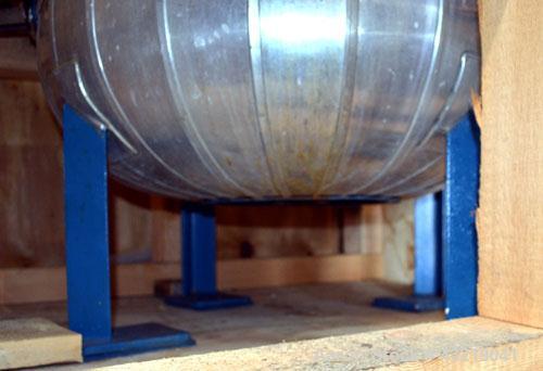 Used Technoglass Glass Lined Reactor, 210 Liter (55.4 Gallon), Vertical. Approximate 24" diameter x 24" straight side. Clamp on dished top, dish bottom. Internal rated 6/-1 bar (87/-14.5 psi) at -20 ...
