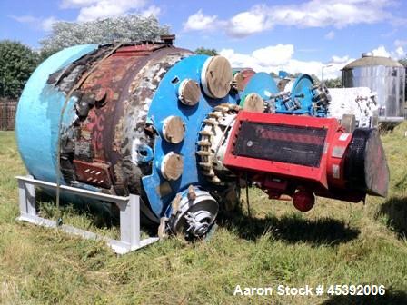 Used 8,000 Litre Pfaudler Balfour White Glass Lined Reactor, Model CE8000