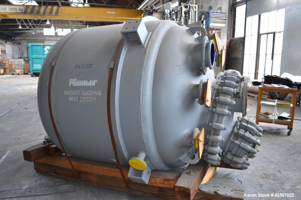 Used Pfaudler Type E3000 Glass Lined Reactor, 3000 Liter (792.75 Gallon)
