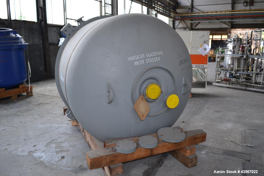 Used Pfaudler Type E3000 Glass Lined Reactor, 3000 Liter (792.75 Gallon)