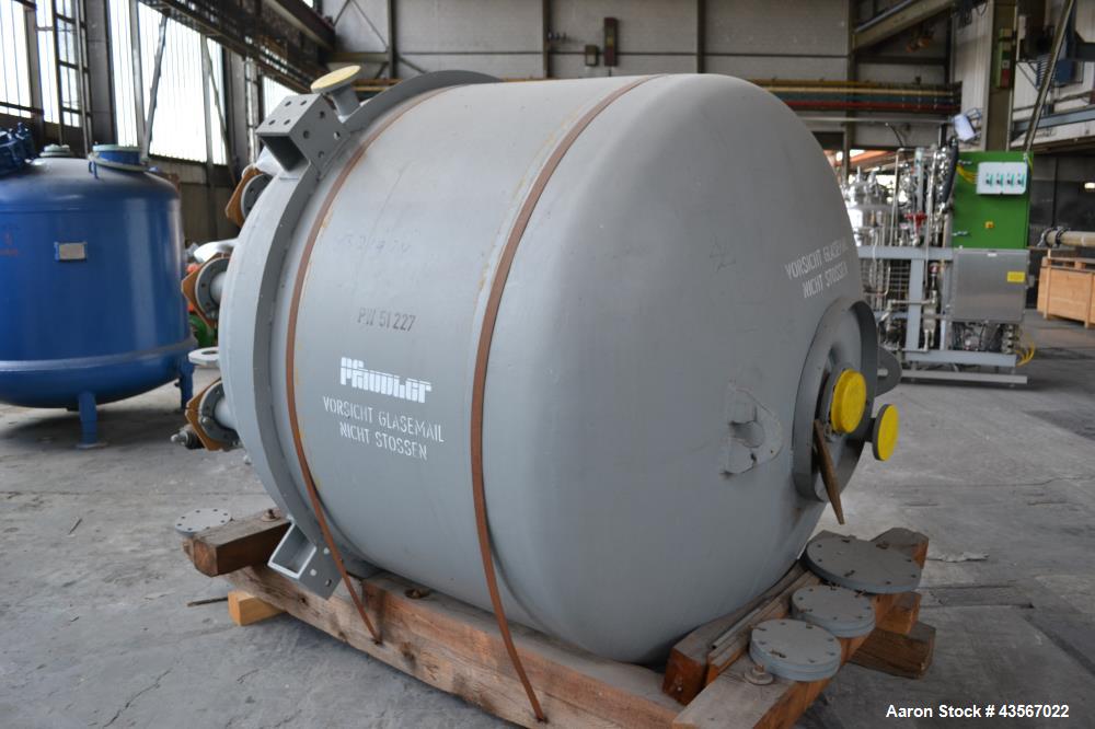 Used Pfaudler Type E3000 Glass Lined Reactor, 3000 Liter (792.75 Gallon)