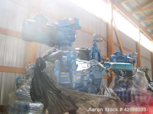 Used Pfaudler Glass Lined Reactor, 200 gallon, model E40-200-100-150. 40" Diameter x 30" straight side. 2:1 Elliptical bolt on head, 2:1 elliptical bottom. Internal rated 100 psi/FV at -20 to 450 deg...