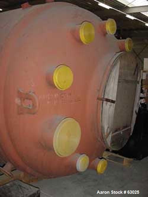 Used 1600 Gallon Pfaudler Glass Lined Reactor