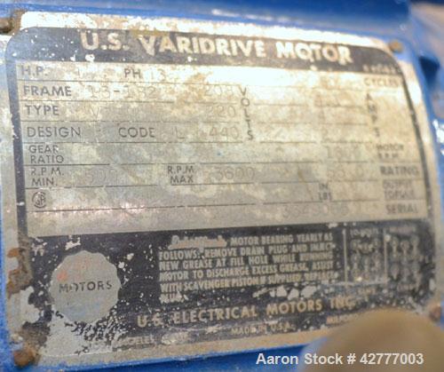 Used Pfaudler Clamp Top Glass Lined Reactor, 10 Gallon, 3315 Blue Glass. Vertical. Approximately 14’’ diameter x 14’’ straight side, dished bolt on top, dish bottom. Internal rated 148/FV psi at 450 ...