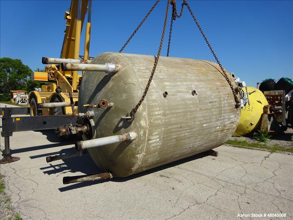 Used Pfaudler Glass Lined Reactor, 4,000 Gallon, Vertical.