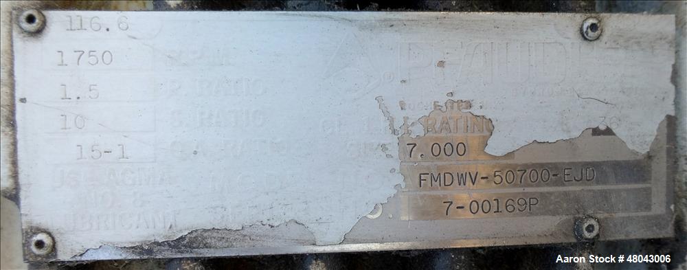 Used Pfaudler Glass Lined Reactor, 4,000 Gallon, 3315 Blue Glass, Vertical.