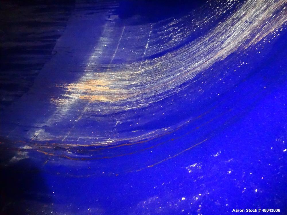 Used Pfaudler Glass Lined Reactor, 4,000 Gallon, 3315 Blue Glass, Vertical.