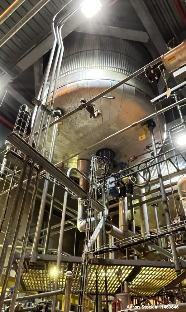 Used 2,000 Gallon Pfaudler Glass Lined Reactor