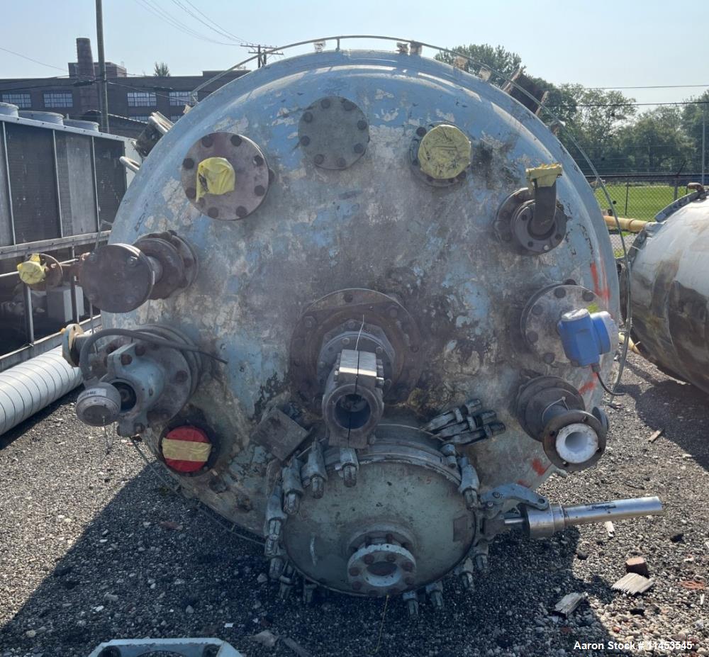 Used 2,000 Gallon Pfaudler Glass Lined Reactor