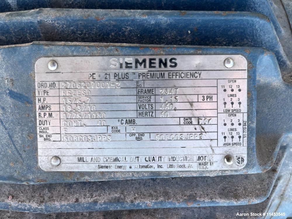 Used 2,000 Gallon Pfaudler Glass Lined Reactor